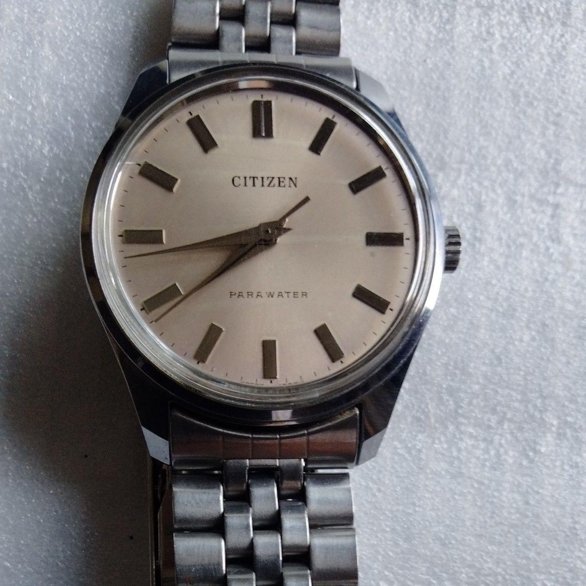 Used CITIZEN Citizen PARA WATER Vintage Men s Watch Manual Winding Type