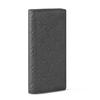 Louis Vuitton Brazza Cow Leather Wallet Men's Black M62900
