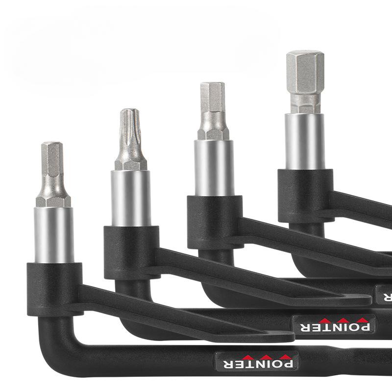 ENLEE Bicycle Torque Wrench, Convenient High Precision Torque Wrench 10-20NM Alloy Hexagon Set