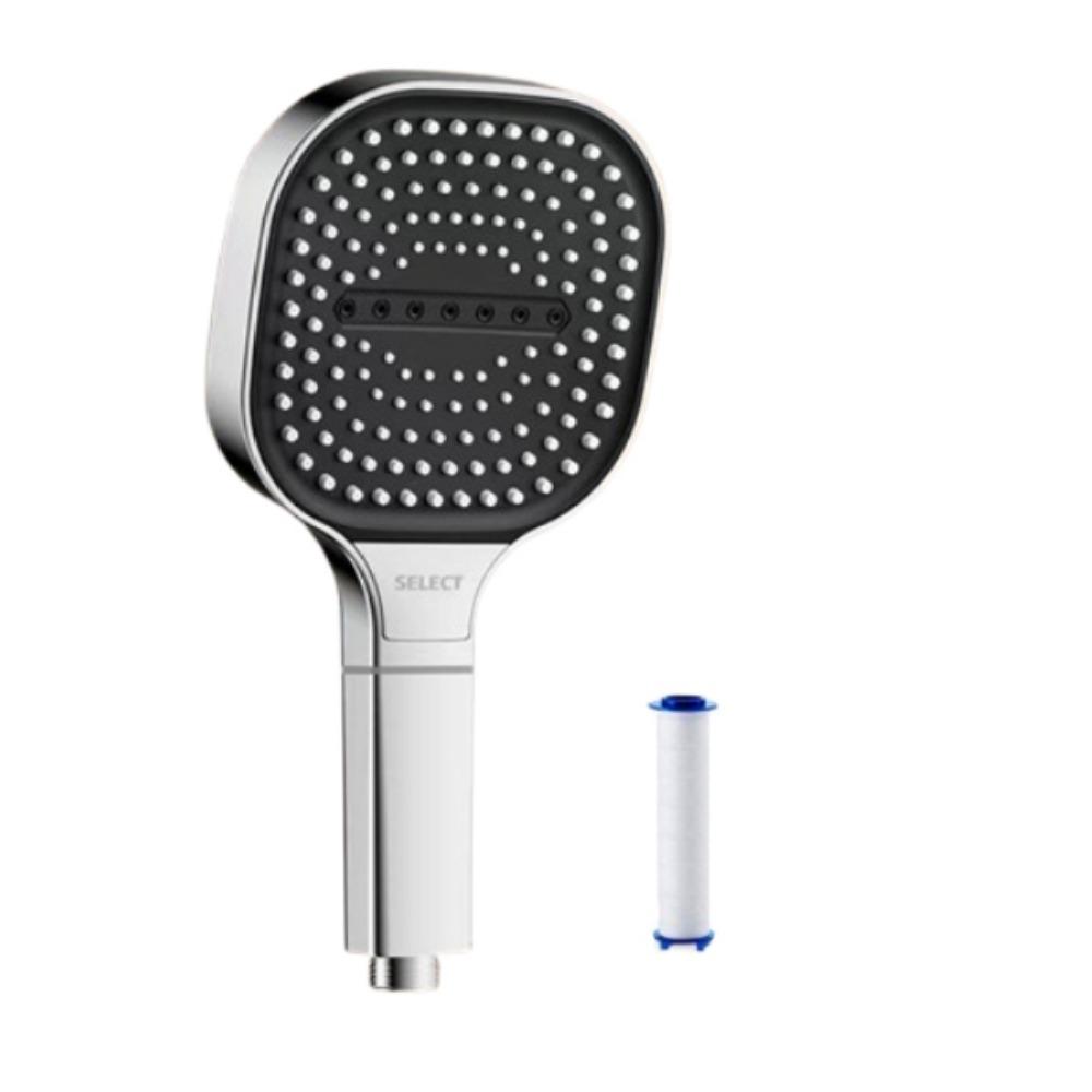 

High Pressure Large Panel Shower Head 3 Mode Bathroom Shower Tool Bathroom Shower Head Hand Shower Silver