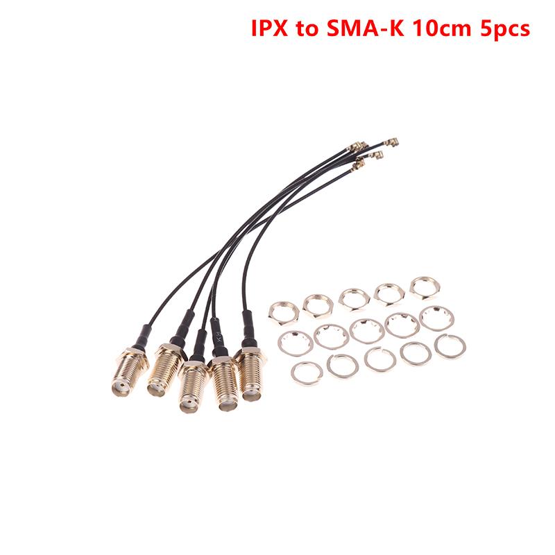 5Pcs/Lot Ipx To Connector Cable Female 1.13Mm Ipex To Sma Coax Adapter Cable Assembly Pigtail Extension Pigtail Cable