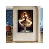 Ballerina Artwork Baller Girl Canvas Painting High Definition Modern Mural Dance Hall Home Decoration Color Pictures