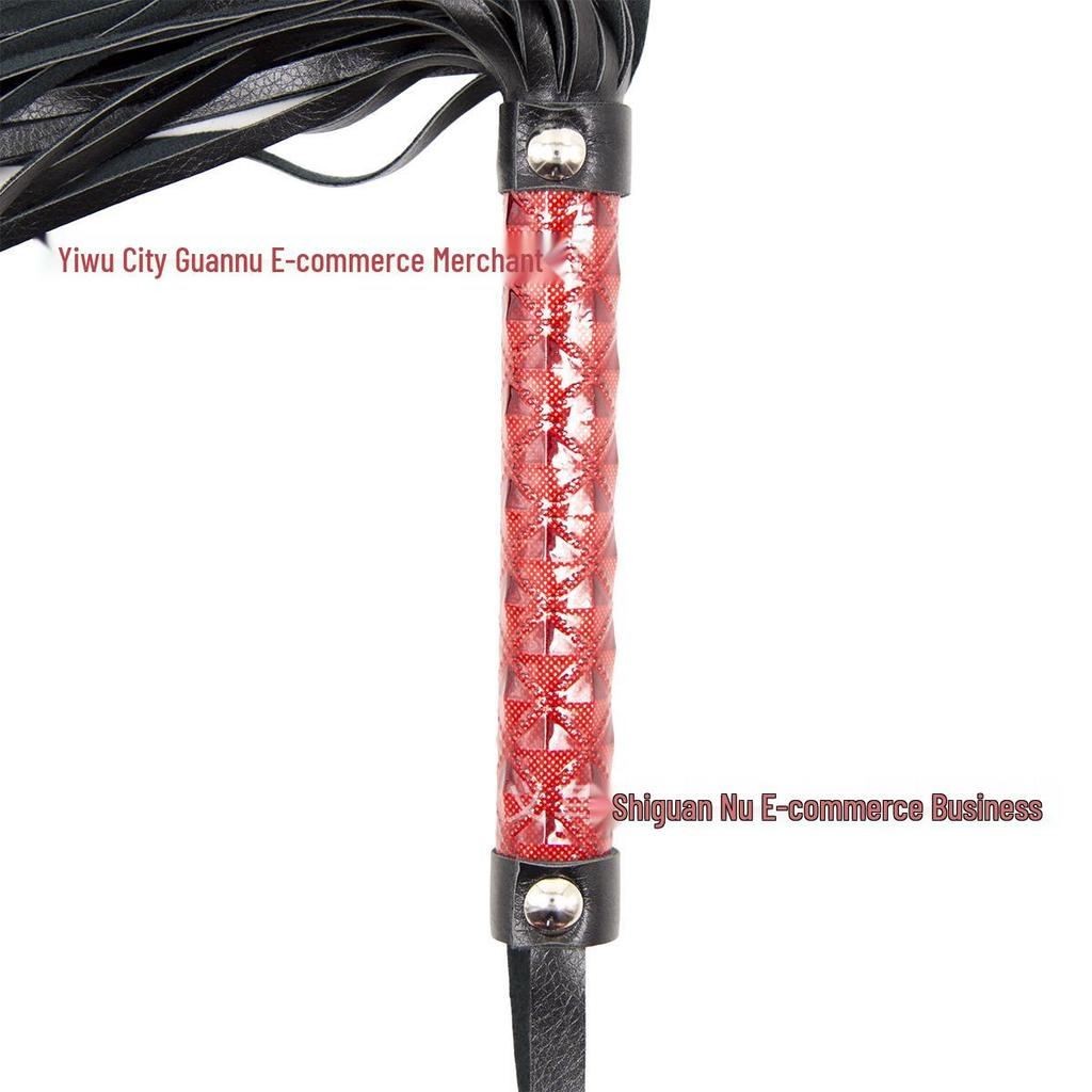 SM Erotic Leather Whip Performance Prop, Alternative Toy for Adults