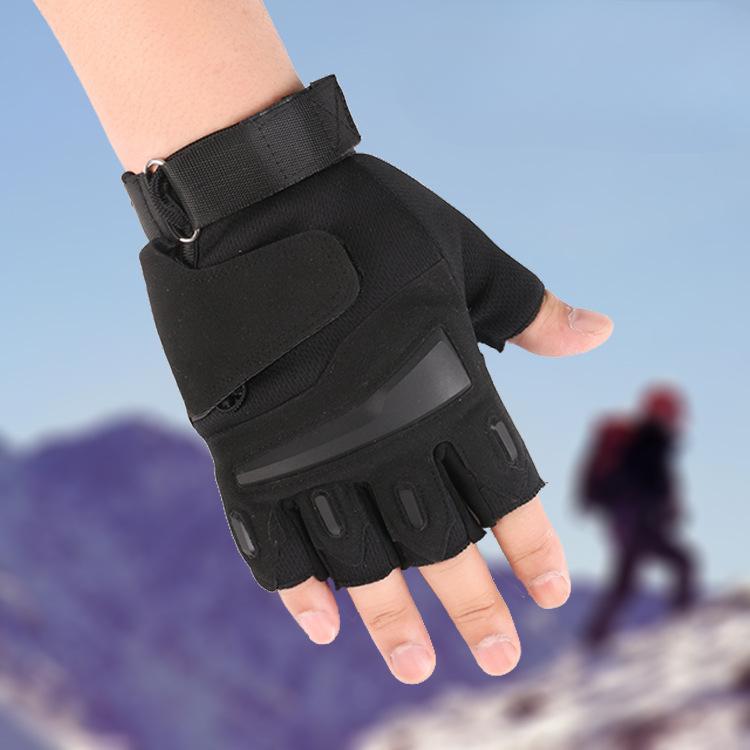 Tactical Gloves Outdoor Cycling Men and Women's Sports Fitness Field Mountaineering Motorcycle Performance Half Finger Gloves