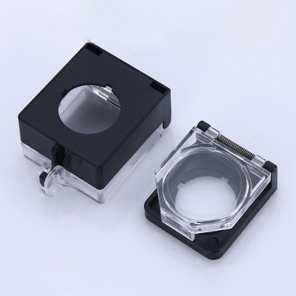 Accidental Press Prevention Power Button Switch Cover Double-Sided Tape Included IP65 Waterproof Rating Child Safe Button Cover