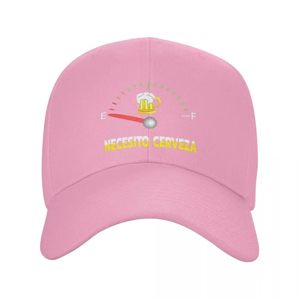 Personalized Necesito Cerveza I Need Beer Baseball Cap Women Unisex Adjustable Dad Hat Streetwear Snapback Caps