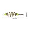 20Pcs Fishing Accessory with Glowing Bean and Spring For Shrimp Carp Fish Baits Glowing Fishing Feeder Lures Feeder