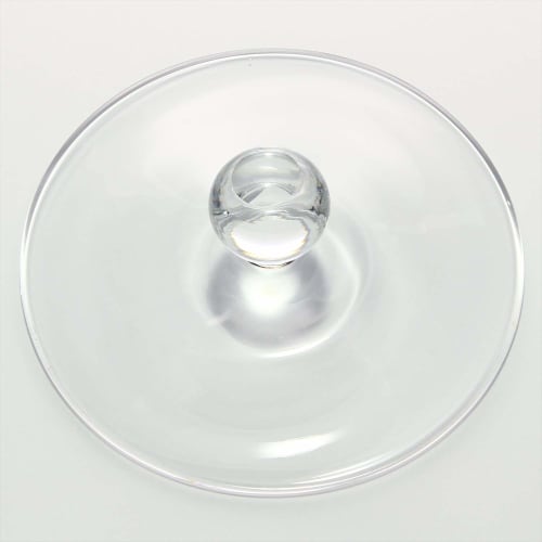 Otsuka Glass Potpourri Pot, Moss Terrarium, Salt Pot, Sugar Pot, Glass Jar with Lid, Storage Container, Canister, Large, Approximately 12cm Diameter X