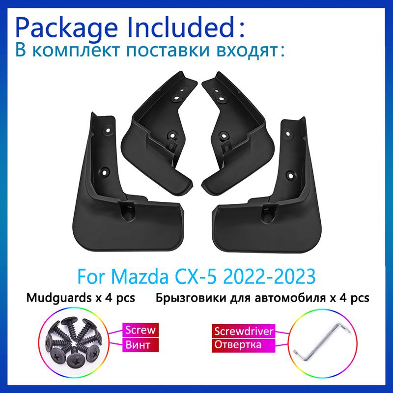 4 sztuk błotniki dla Mazda CX-5 CX5 CX 5 2022 2023 Facelift błotniki przednie tylne błotniki koła błotniki akcesoria