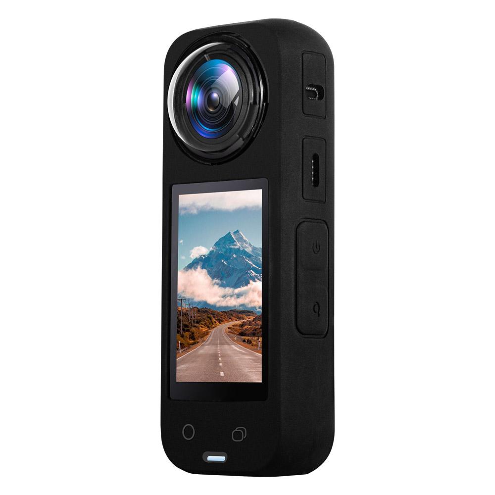 2Pcs Anti-scratch Protective Cover for Insta360 X4 Sports Camera PC Lens Protection A