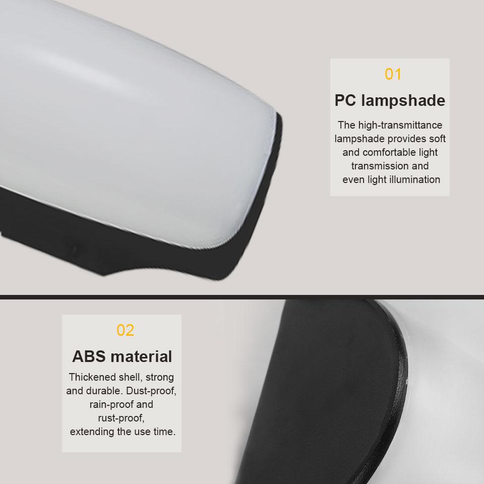 LED Outdoor Lights Waterproof IP66 AC85-265V Motion Sensor Light Led Outdoor Wall Light Outdoor Lighting Outdoor Wall Lamp