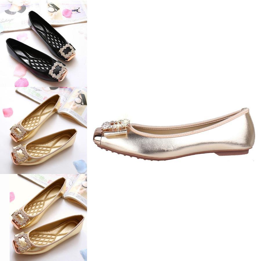 Elegant Rhinestone Soft Leather Women's Flats Shoes For Effortless Casual Style