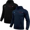 Men's Hooded Sweatshirts Solid Color Long Sleeved Pullover PARIS Fashion Male Casual Sports Hoodie Home Outdoor Comfort Tops
