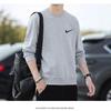 Herren Frühling 2025 Langarm Frottee Strick Sweatshirt Pullover