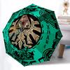 1pc THE LEGEND OF Auto Folding Umbrella, Portable Collapsible Design, 8-Rib Iron Frame, All-Season Casual Outdoor Accessory for Christmas Birthday Fes