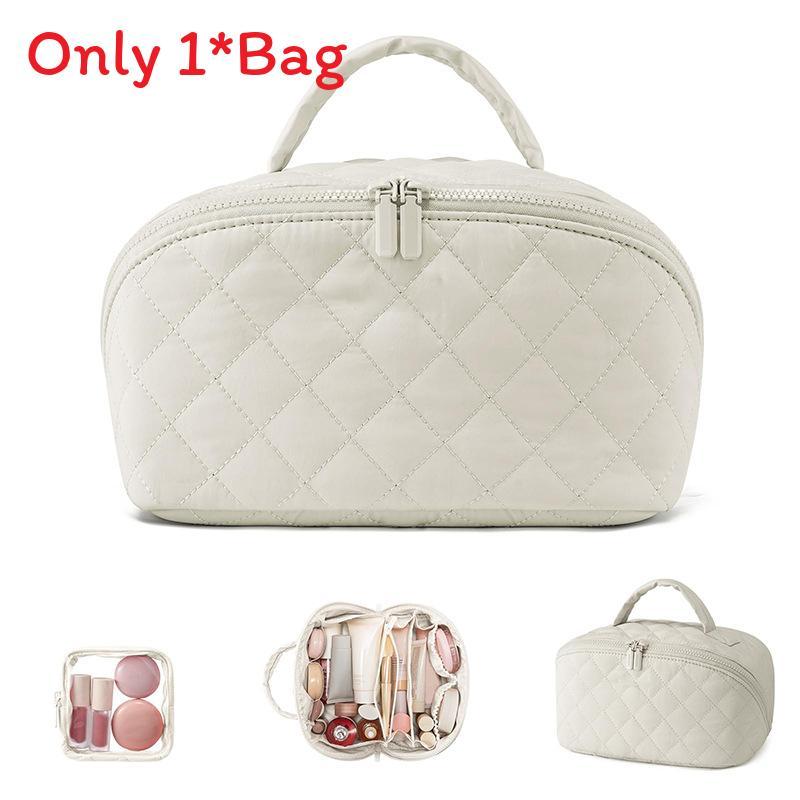 Modern Cube Makeup Organizer With Large Capacity For Travel And Home Use