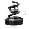Car Solar Air Freshener Rotating Solar Powered Car Aromatherapy Diffuser Car Fragrance Ornament With Spring Suspend Ball