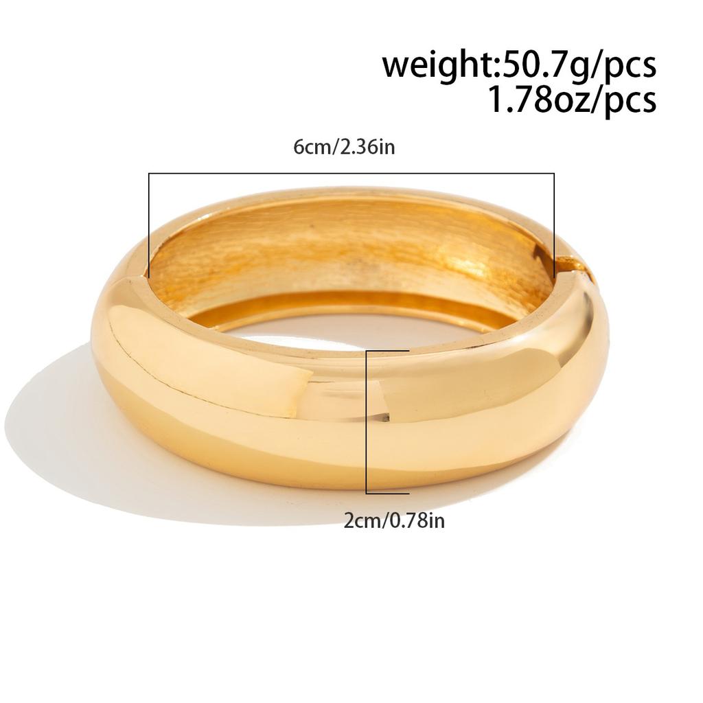 XU-31 European American Charm Thick Chunky Gold Bracelets Women Pulseras Y Brazalete Acero Inoxidable Irregular Alloy Bracelet