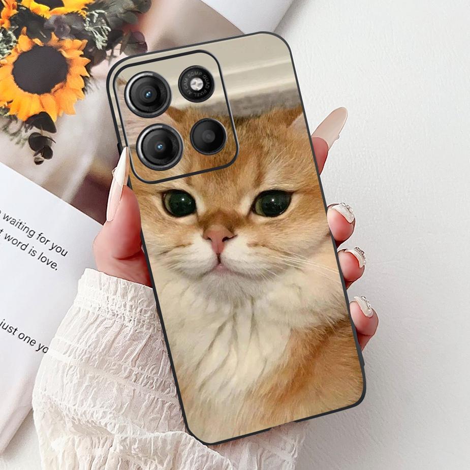 For Motorola Moto G15 Case Stylish Painted Cover Shockproof Soft TPU Phone Case For Motorola G15 G 15 MotoG15 Fundas 6.72'' Capa