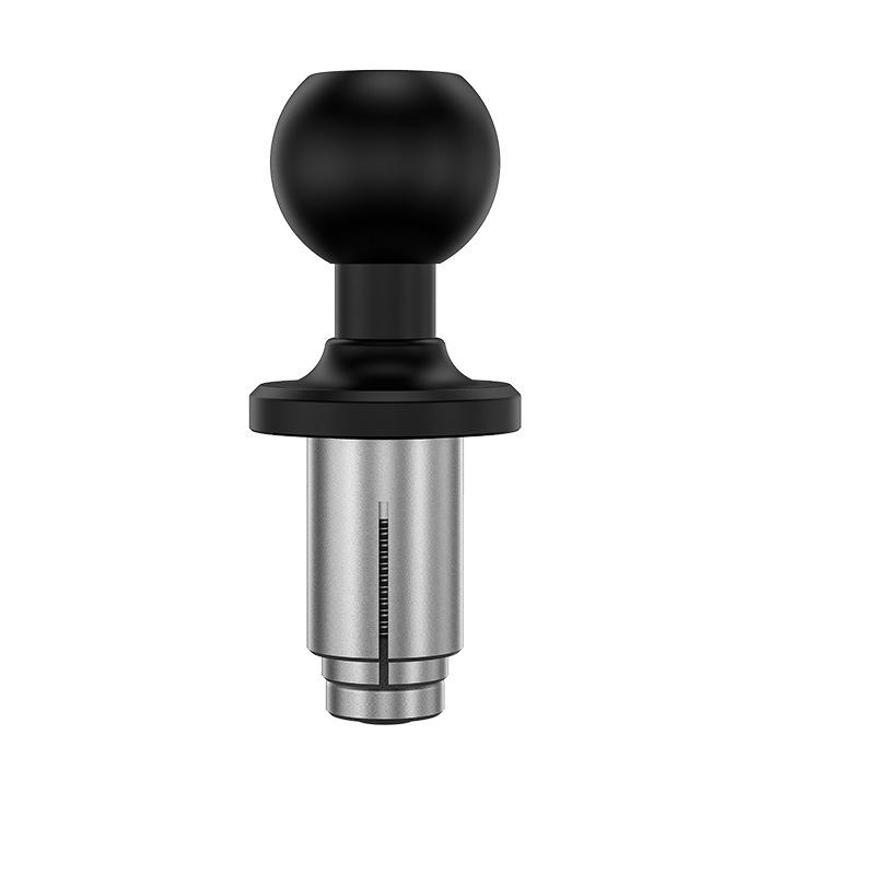Motorcycle Bike Mount Black Fork Stem Base with 17mm 25mm Ball Head for GoPro insta360 Ball Mount Adapter Mobile Phone Holder Fuse Holders1