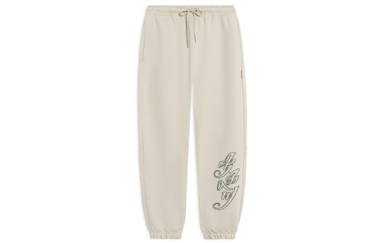 Li Ning Badfive Sweatpants Men s Yellow Gray AKLRG21-4 M