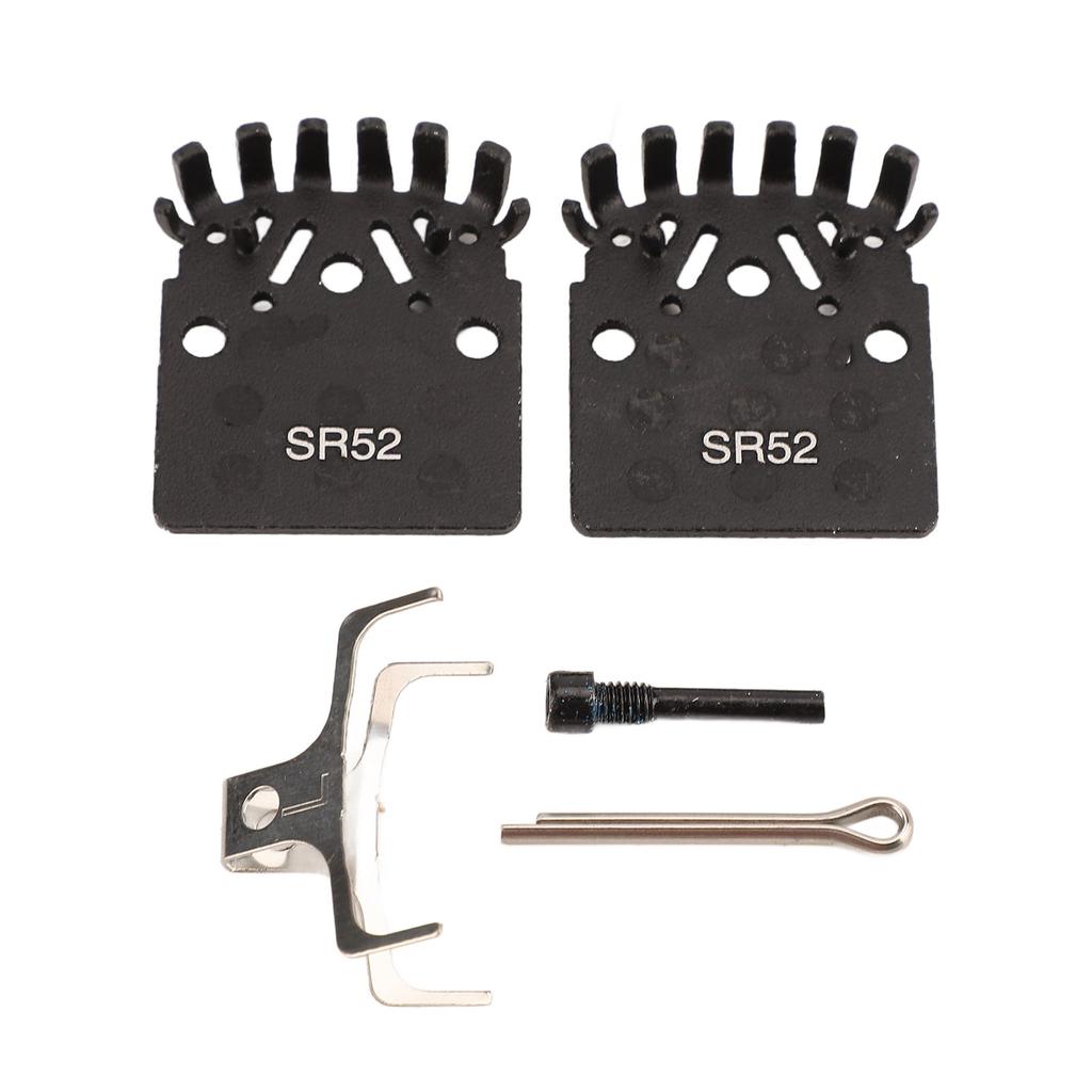 1 Pair of Bike Brake Pads Oil Disc Heat Dissipation Metal Lining for Mountain Bike Road Bicycle