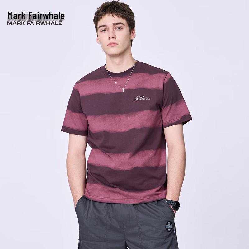 Mark Fairwhale Men s Tie-Dye Stripe Short Sleeve T-shirt S