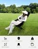 MOON LENCE Outdoor with Rocking Camping Load Capacity Storage Bag Black Chair, Folding, Pillow, Chair, Chair, Backrest, Compact, Lightweight, 90kg,