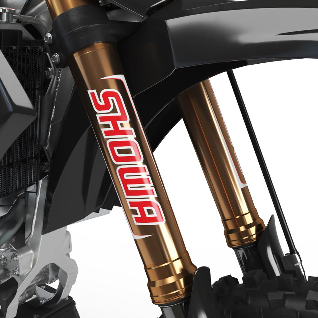 Motorcykel Framgaffel Dekaler Motocross Vattentäta Gaffeldekaler för Showa KYB WP Stötdämpare Cool Vinyl Hållbara Fjädring Dekaler