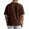 Men's Summer Casual Short Sleeve Shirt Multi Pocket Button Down Collar Lightweight Breathable Fabric Relaxed Fit