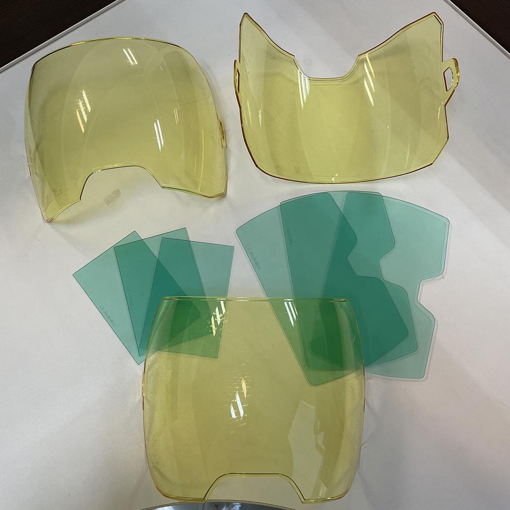 3/5 PCS Protective Plastic Windshield Auto Solar Darkening Welding Helmet Clear Lens Welding Filter Welding Mask Lens Cover