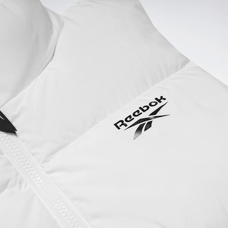 Reebok Classic Solid Color Outdoor Sports Warm Down Short Sleeveless Stand Collar Vest Men Vests HF2762