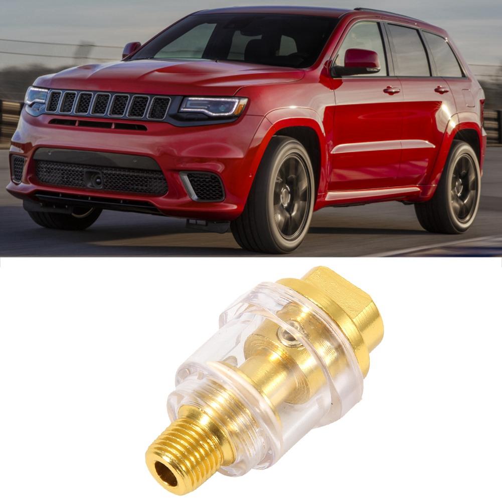 1/4inNPT   in Line Oiler Lubricator, Gold Color Copper,  , Smoother  ,  Resistant, Tool Accessory for Pneumatic Tools