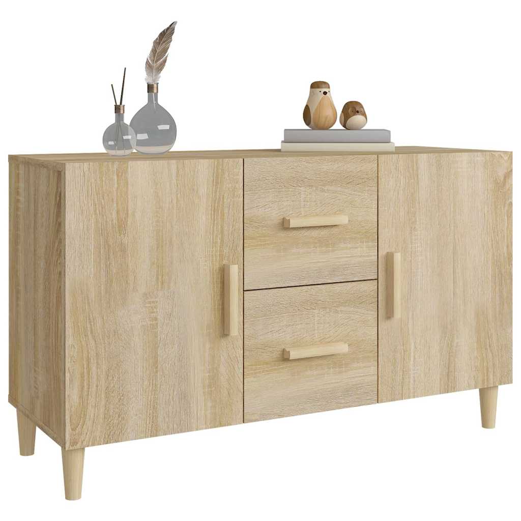 Vidaxl Komoda, Dąb Sonoma, 100X36X60 Cm, Materiał Drewnopochodny