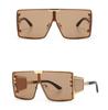 MePanda Unisex Large Square Frame Metal Outdoor Travel Fashion sunglasses,UV400