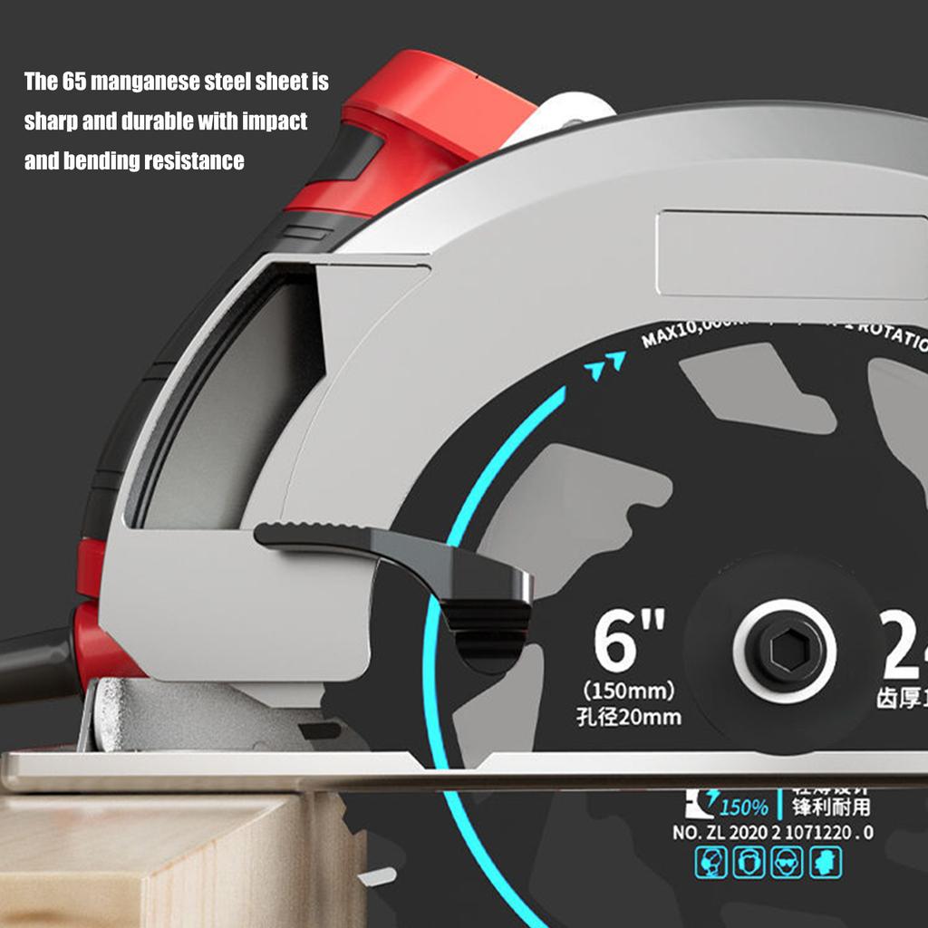 Premium Alloy Circular Chainsaw Blade for Lithium Chainsaw Woodworking Tool Optimized for Smooth Cutting Performances 24 Teeth