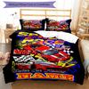 3pcs Custom Name Racing Bedding Set Duvet Cover Closure Includes 1 Duvet Cover & 2 Pillowcases, Soft and Comfortable for All Seasons.