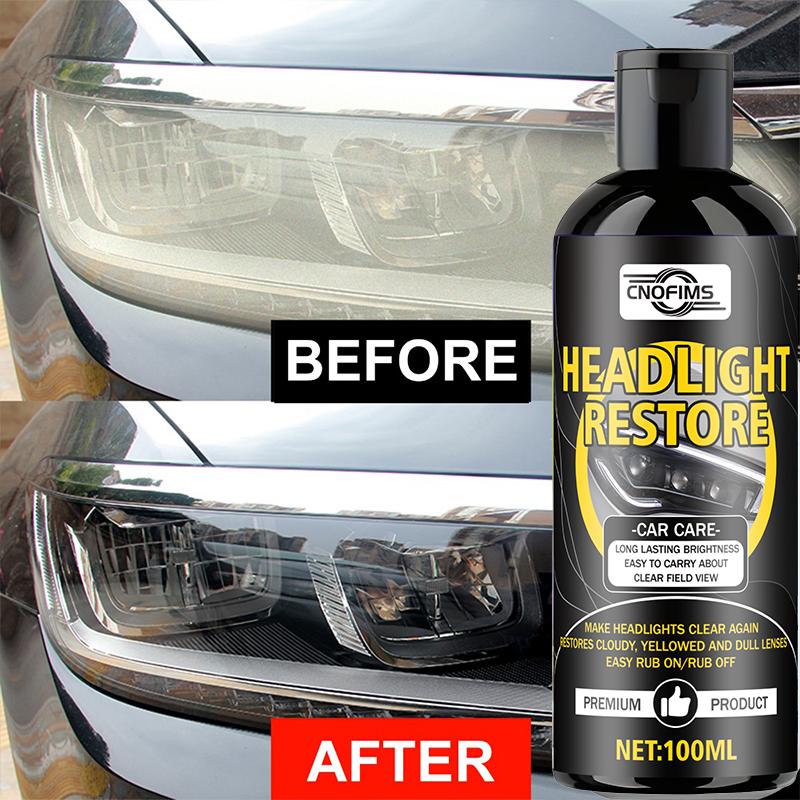 Car Headlight Restoration Polishing Kits Headlamp Repair Kits Car Light Polisher Cleaning Paste Car Paint Care Refurbish Agent