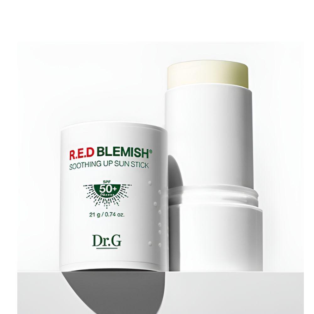 Dr.G Red Blemish Soothing Up Sun Stick Duo Set SPF50+ PA++++ Cica Sunscreen Stick 21g X 2