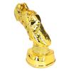 Golden Boot Trophy Ornaments Resin Non Slip Bottom Football Best Shooter Award for Decoration