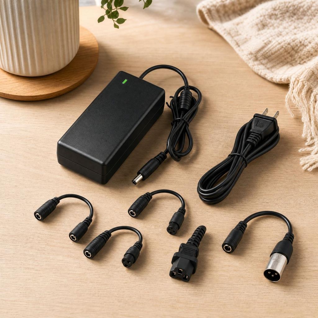 Hoverboard Charger 42V 2A Lithium Battery, US Plug for Self Balancing Scooter and Unicycle