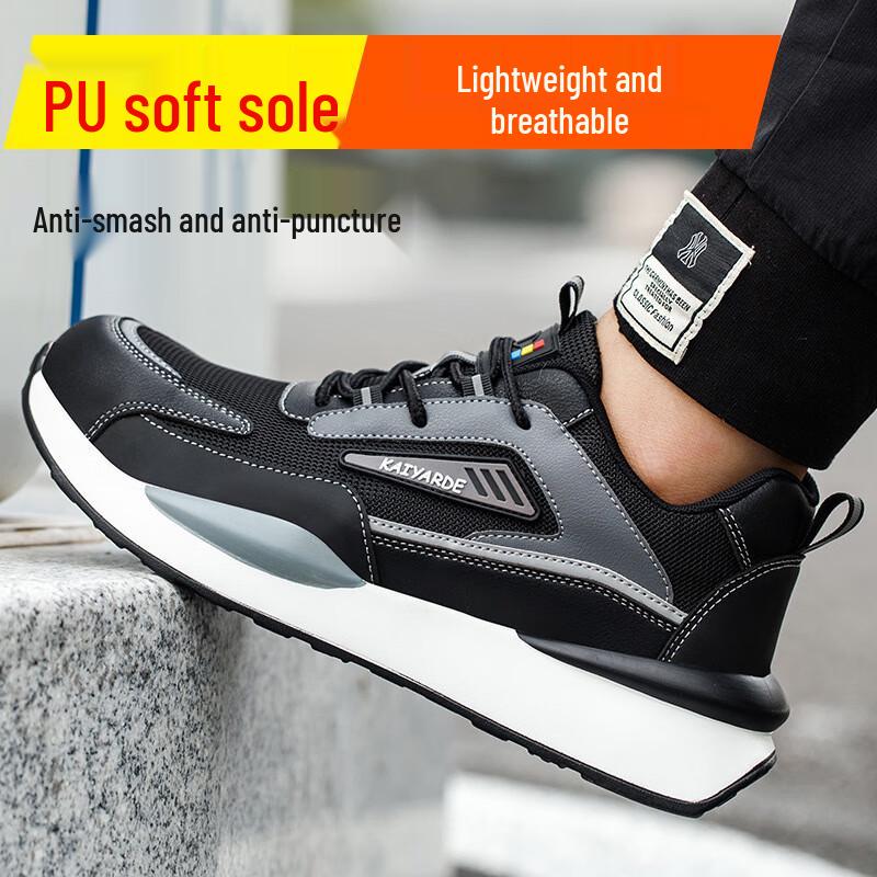 Bozong Men s Steel Toe Safety Shoes