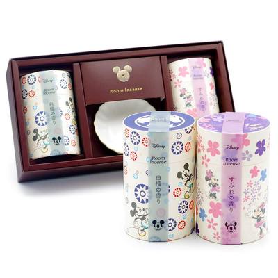 Kameyama Disney Room Incense Gift Incense Gift Set (with Holder) Sandalwood, Violet,