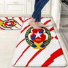 Wisła Flannel Kitchen Mat Christmas Soft Area Rug Non Slip Floor Carpet Home Decoration