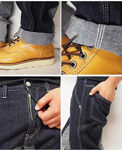 Kojima Jeans KOJIMA GENES Monkey Combo Painter Pants, Jeans/Denim/Made In Japan/Men's/RNB-1081A-Indigo Hickory-36