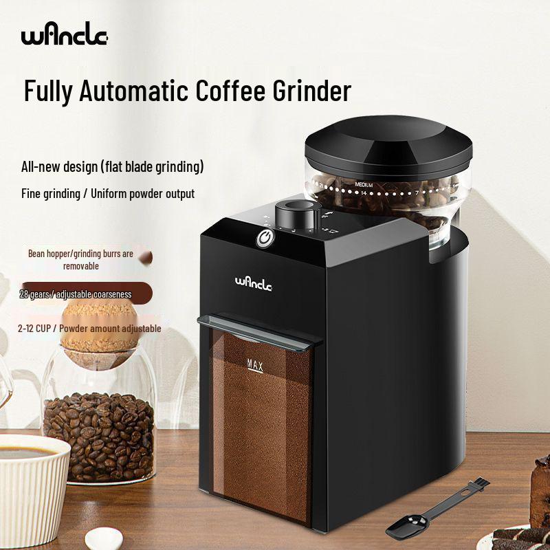 Brand New Automatic Coffee Grinder for Home - Italian American Design, Small Electric, Free Shipping