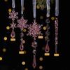 18Pieces Premium Acrylic Ice Christmas Ornamentation Crystal Snowflake Transparent Decors For Indoor Festival Display