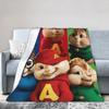 A-Alvin and the Chipmunks Blankets Fleece  Soft Throw Blanket for Bed Bedroom Quilt