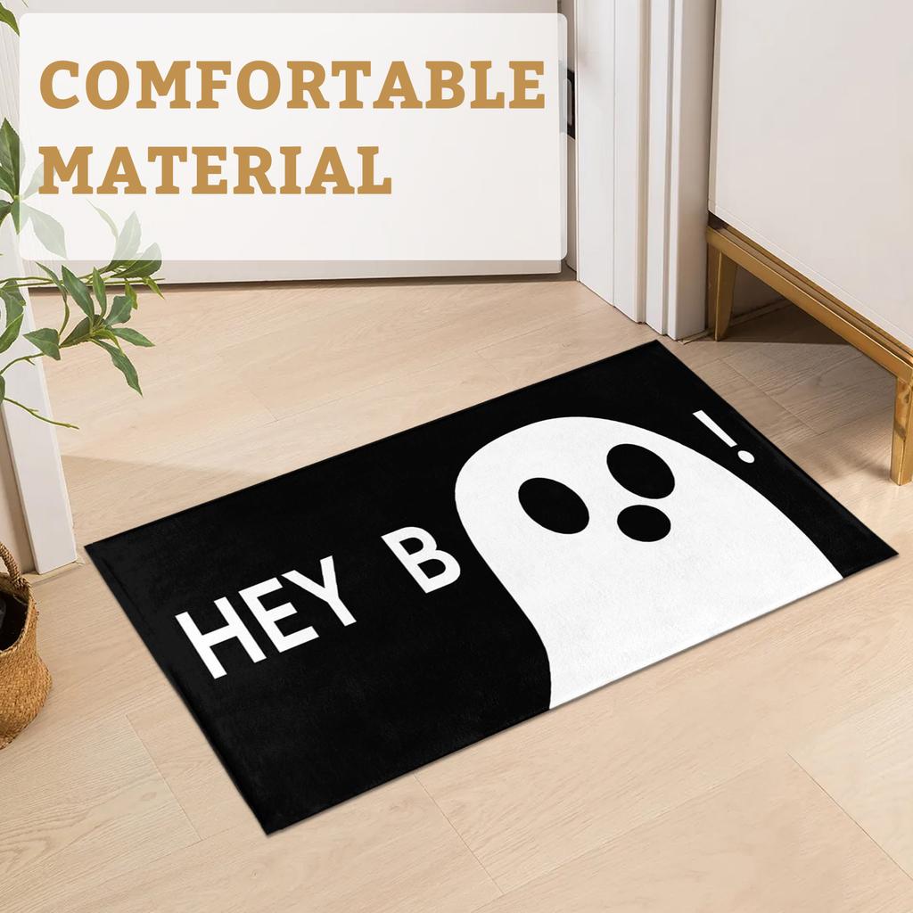 Halloween Diatomaceous Doormat with Rubber Backing, Non- Outdoor Entrance for Entryway