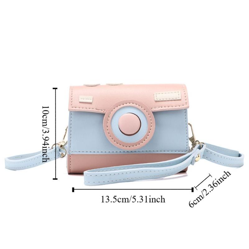 Kleine Tas Grappige Vierkante Tas Mini Contrasterende Kleur Crossbody Tas Draagbare Camera Schoudertas Dames